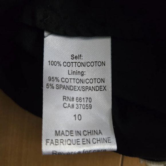 Maeve Sleeveless Lace Peplum Top Size 10 Back Zipper. Black lining. Elegant! - Picture 9 of 12